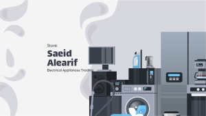 YouTube Cover Design for Electric Appliances Store