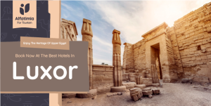 Tourism Agency Twitter Post Template for Luxor Tours