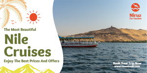 Nile Cruise Twitter Post Template | Tourism Twitter Post Maker