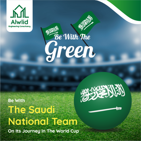 Instagram Post Mockup of Saudi Arabia Football World Cup 2022 
