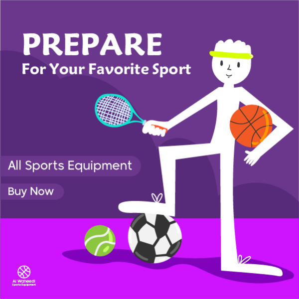 Facebook Post Mockup Promotion of Sports Equipment