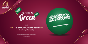 Twitter Template of Saudi National Team at World Cup Qatar