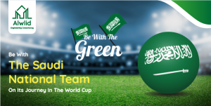 Twitter Post Design of Saudi Arabia Football World Cup 2022 