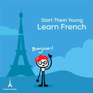 Learning French Social Media Post Template PSD