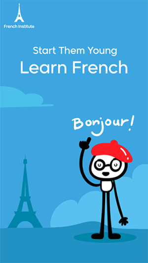 French Learning Social Media Story Template PSD