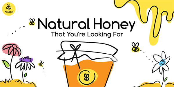 Honey Product Promotion Twitter Post Mockup Editable