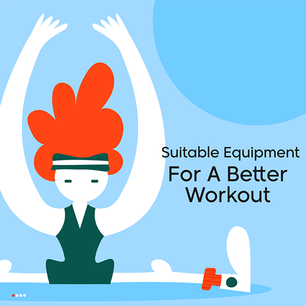 Home Workout Equipment Facebook Post Template 