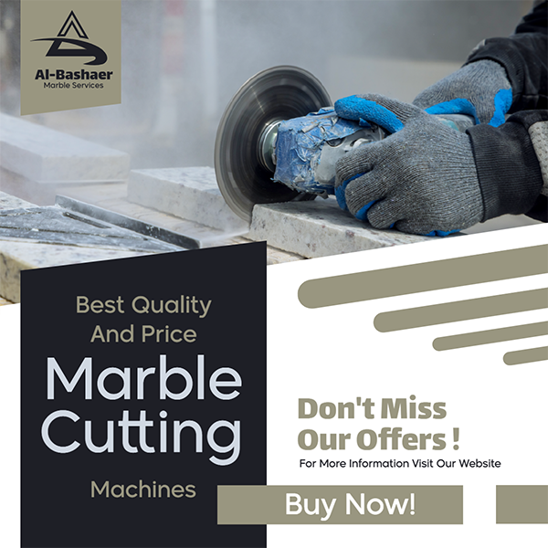 Facebook Post Mockup for Marble Cutting Machines Promotion