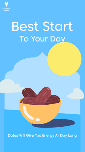 Dates Fruit Instagram Story Template Editable