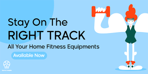 Fitness Equipment Twitter Post Mockup Editable