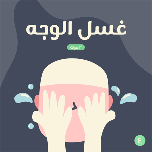 Ablution Facebook Post Templates | Wudu Steps Designs