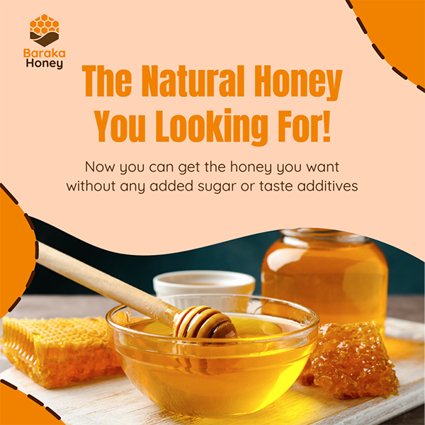 Honey Shop Social Media Post Template PSD