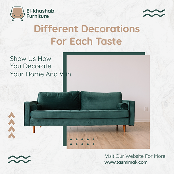 Elegant Furniture Social Media Post Design PSD