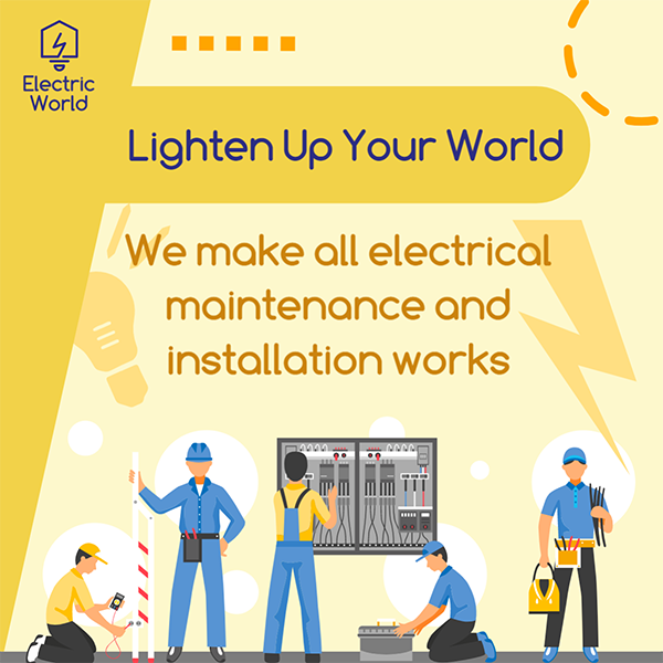 Electrical Services Instagram Post Template PSD