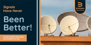 Satellite Dish Services Promotion Twitter Post Template