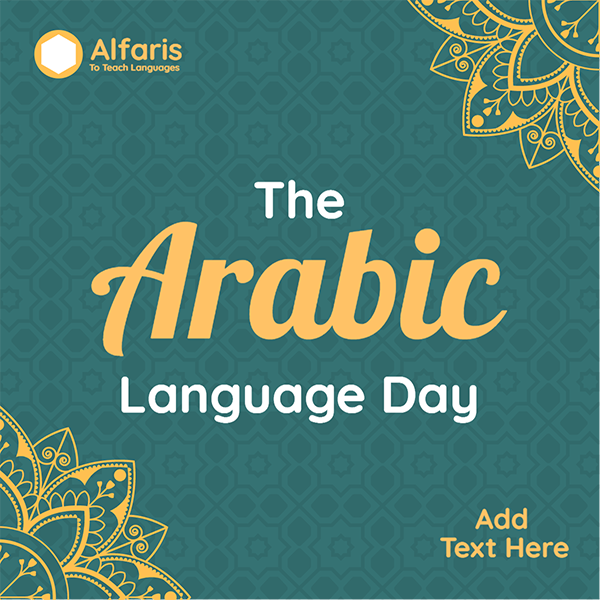 World Arabic Language Day Instagram Post Mockup