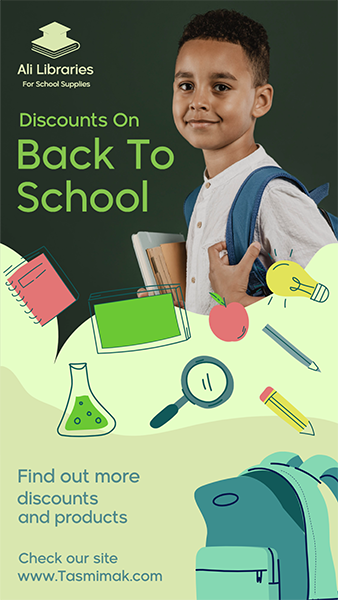 Back To School Instagram Story Template Editable