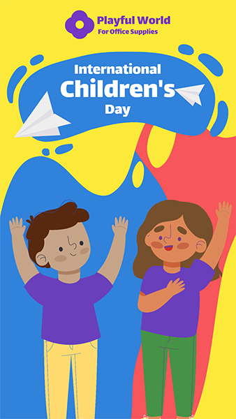 Colorful Instagram Story Template for World Children&#039;s Day