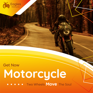 Motorcycle Promotion Facebook Post Template PSD