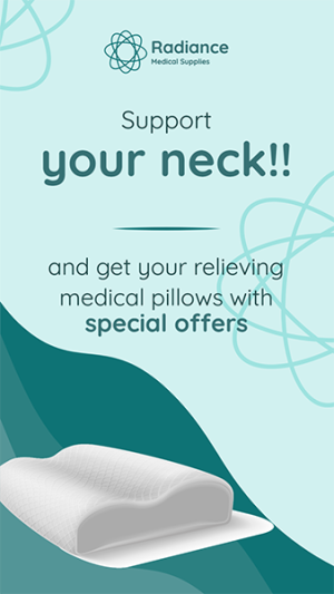 Medical Pillows Promotion on Instagram Story Template