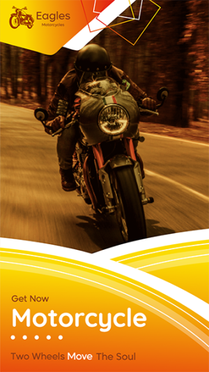 Facebook Story Template for Motorcycle Promotion