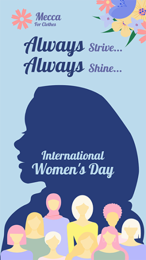 تصميم ستوي انستغرام احتفالات يوم المرأة العالمي