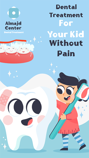 Pediatric Dentist Facebook Story Template Customizable