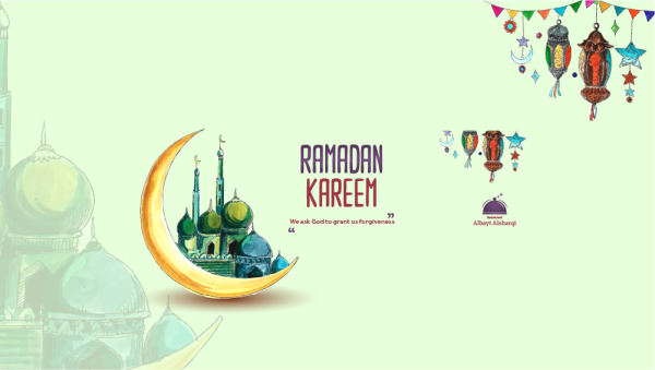 Ramadan Celebration Youtube Cover Customizable