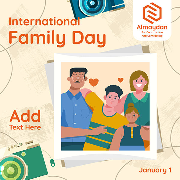 International Family Day Template Customizable