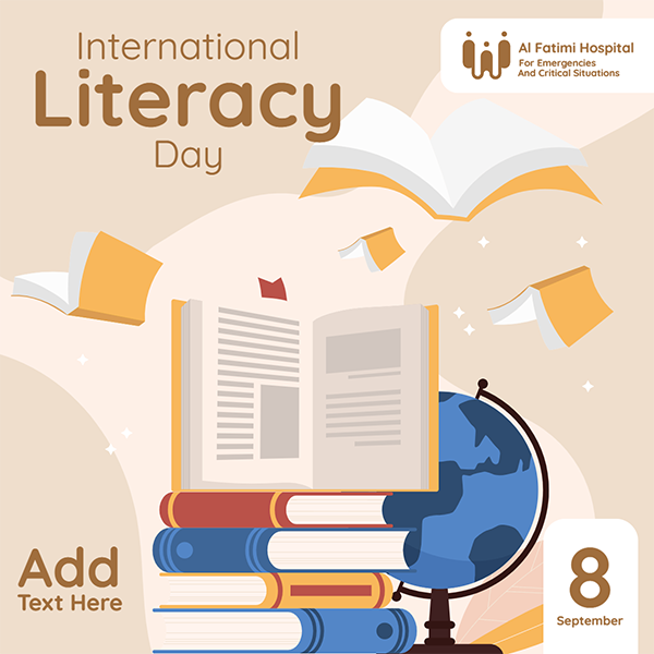 International Literacy Day Instagram Post Template