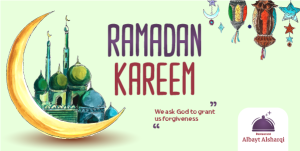 Ramadan Kareem Greeting Twitter Post Template PSD
