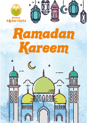 Ramadan Poster Drawing with Amazing Background