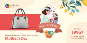 Mothers Day Sale Twitter Post Template Editable