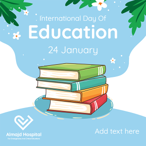 International Day of Education Template Customizable 24 Jan