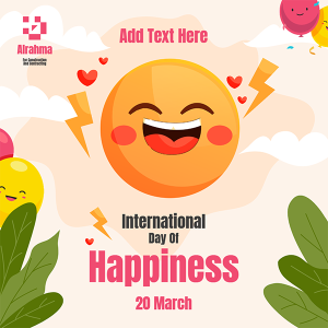 International Day of Happiness Instagram Post Template