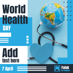 تصميم بوست سوشيال ميديا يوم الصحة العالمي ٧ ابريل