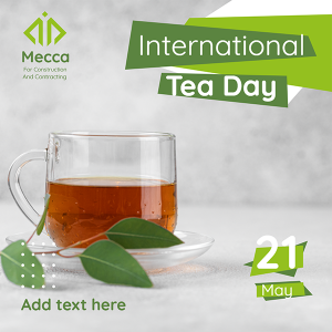 International Tea Day Instagram Post Template Editable