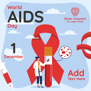 تصميم قالب منشور عن اليوم العالمي للإيدز | يوم الايدز
