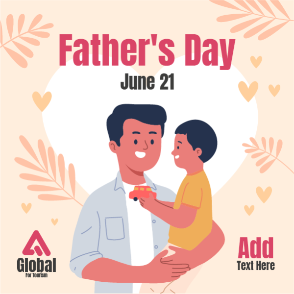Father&#039;s Day Facebook Post Template | International Days