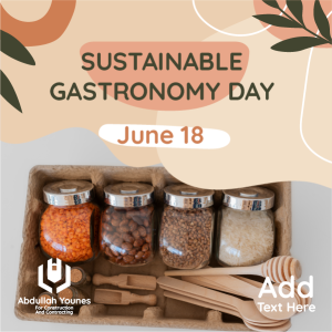 Sustainable Gastronomy Day Template | International Days