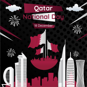 Qatar National Day Celebration Template Customizable