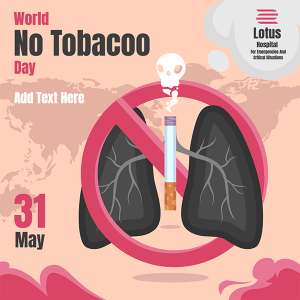قالب تصميم اليوم العالمي للامتناع عن تعاطي التبغ