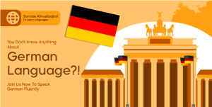 German Language Classes Twitter Post Template