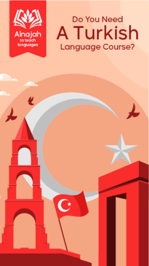 Turkish Learning Facebook Story Template Editable