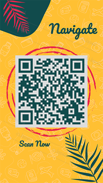 Easy To Use Green Vital Qr Code. Start Customizing Now!