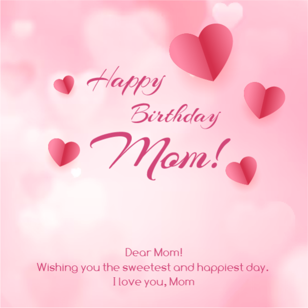 Easy to Customize Rose Cute Mothers Day Template. Start Here!