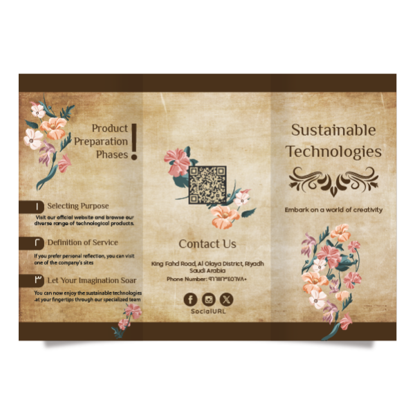 Easy to Edit Brown Elegant Brochure Template. Start Editing!