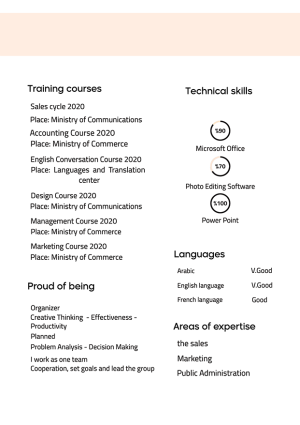 Printable White Rose Simple Resume Template. Edit it Now