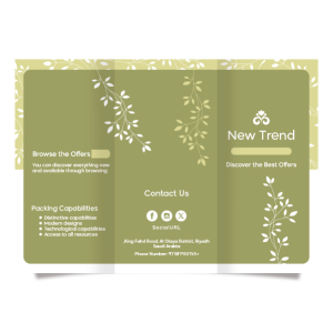 Easy to Edit Green Impressive Pamphlet Template. Get it Now!