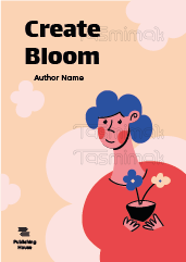 Easy to Use Rose Illustrated Book Cover Design PSD Get it